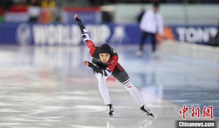 高亭宇在比賽中。圖片來源：黑龍江省體育局。