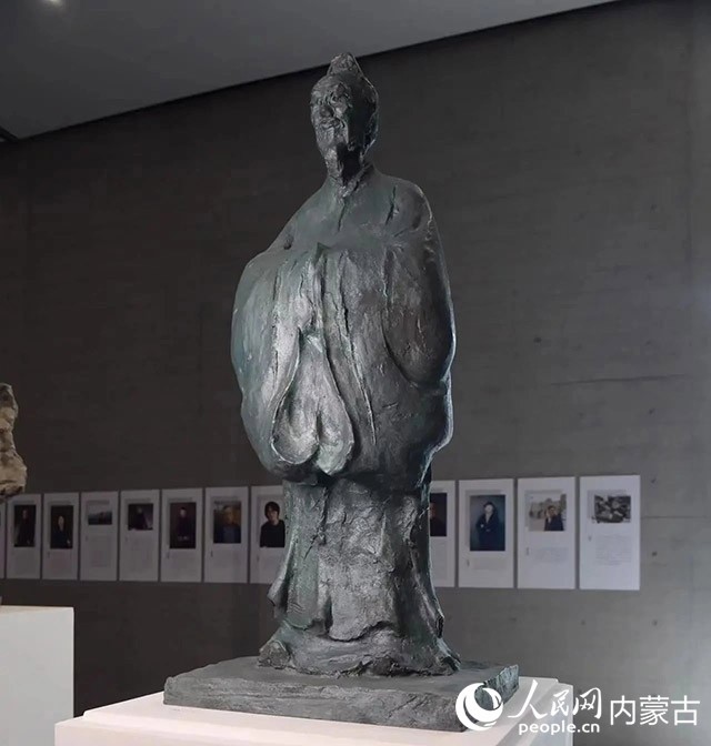 吳為山作品《管子》。實(shí)習(xí)生 楊光攝