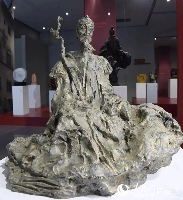 吳為山作品《莊子》。王劭凱攝