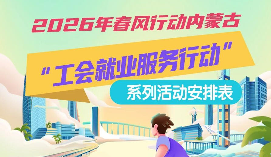 2026年春風(fēng)行動內(nèi)蒙古“工會就業(yè)服務(wù)行動”系列活動1月25日來啦，線上+線下雙軌齊行，好崗“零距離”