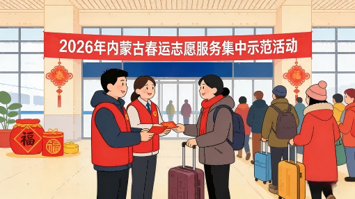 2026年內(nèi)蒙古春運(yùn)志愿服務(wù)集中示范活動在呼和浩特啟動