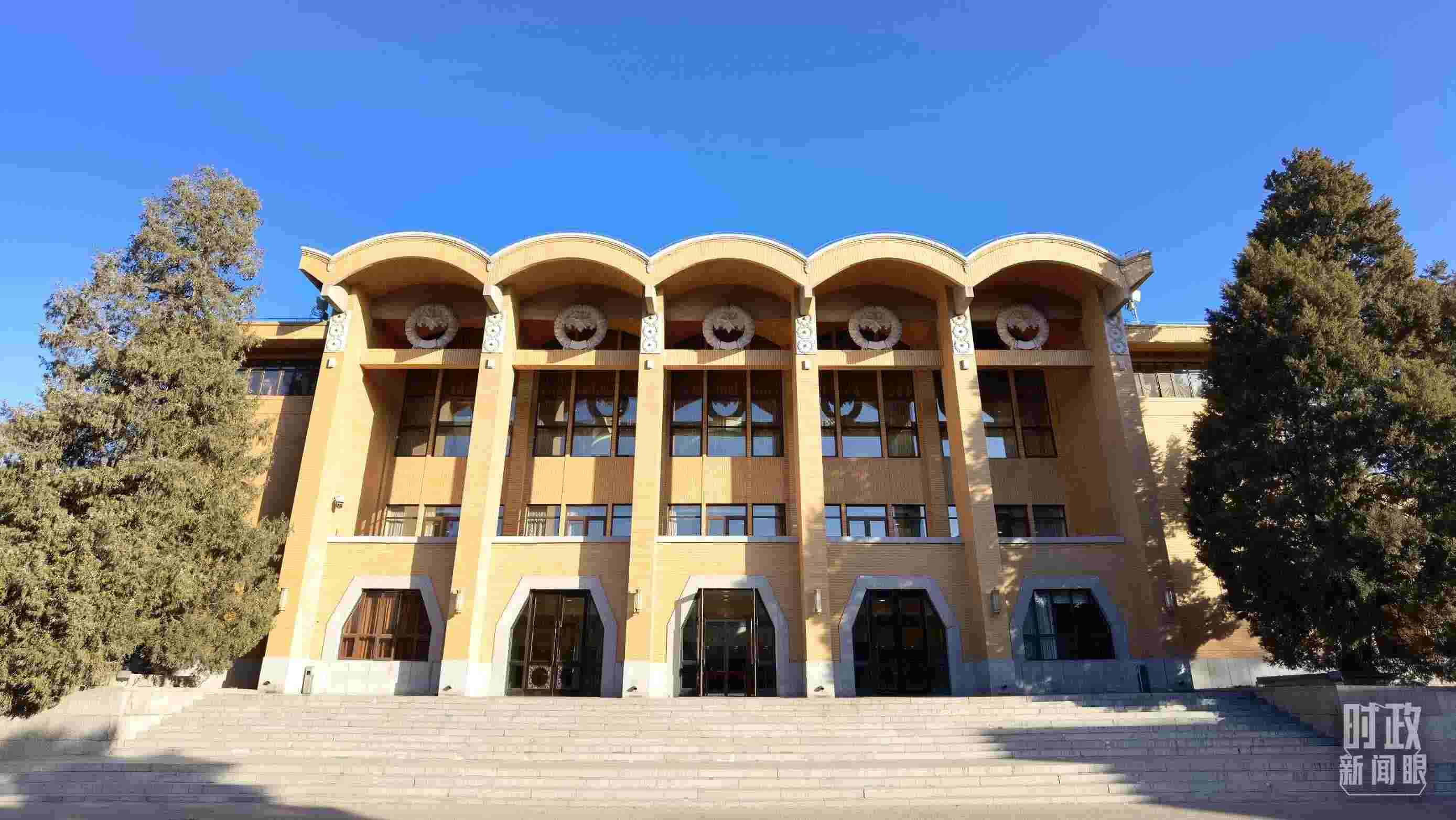 △2023年3月1日，中央黨校建校90周年慶祝大會在這里舉行。（總臺央視記者石丞拍攝）