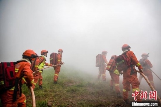 演練現(xiàn)場。瀘州消防供圖