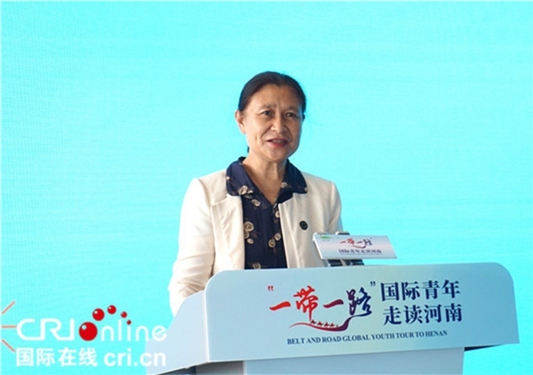 中國人民對外友好協會二級巡視員李冬梅致辭。賈親親 攝