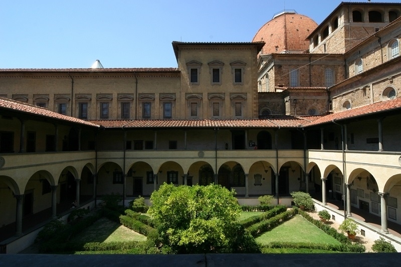 意大利美第奇洛倫佐圖書館。美第奇洛倫佐圖書館供圖