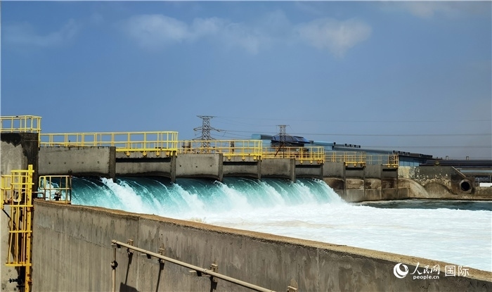 圖為取排水工程項目一景。人民網記者管克江攝