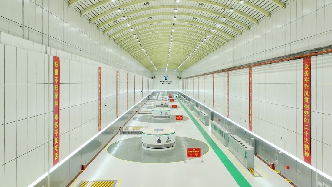 雅礱江兩河口水電站地下廠房。受訪者供圖