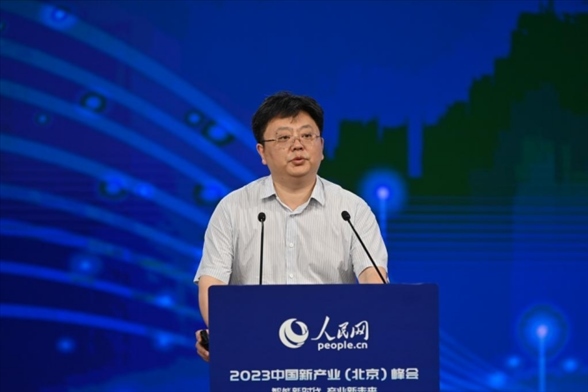 傳播內(nèi)容認(rèn)知全國重點(diǎn)實(shí)驗(yàn)室首席科學(xué)家張勇東。人民網(wǎng)記者 于凱攝