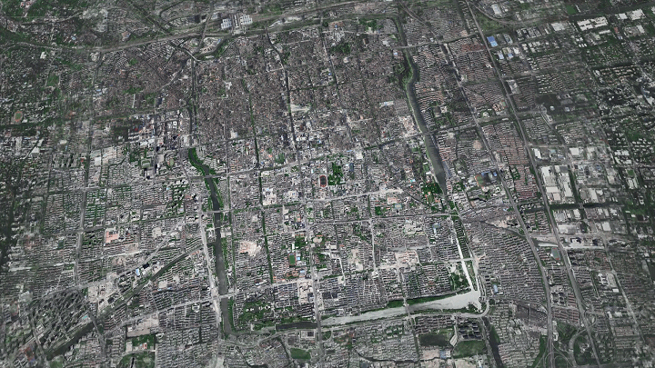 平江歷史文化街區(qū)現(xiàn)存整體布局與宋代《平江圖》基本一致。