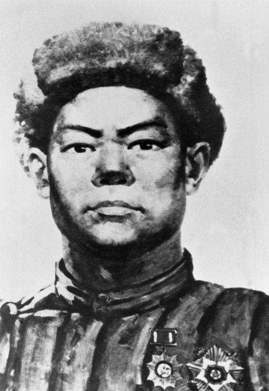 這是黃繼光像。新華社發(fā)（資料照片）