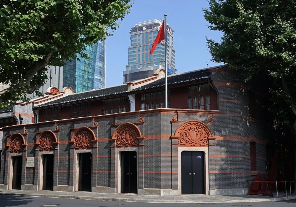 2023年6月9日拍攝的中共一大會(huì)址外景。新華社記者 劉穎 攝