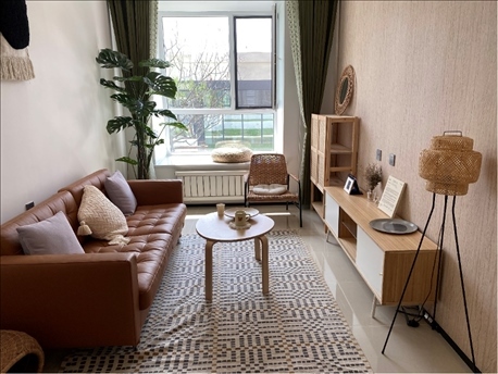 輝山英才社區(qū)樣板間。北京外國(guó)語(yǔ)大學(xué) 許青攝