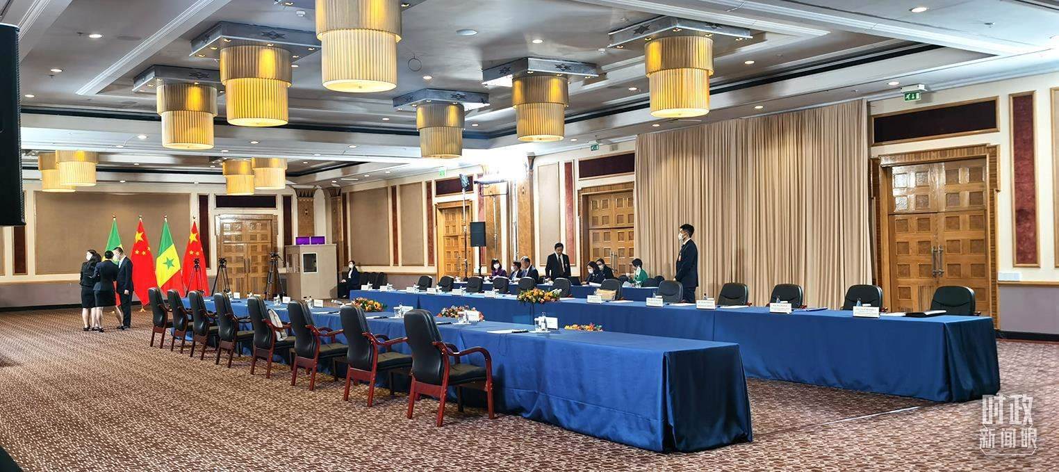 △23日下午，4場會見在這里舉行。（總臺央視記者郭鴻拍攝）