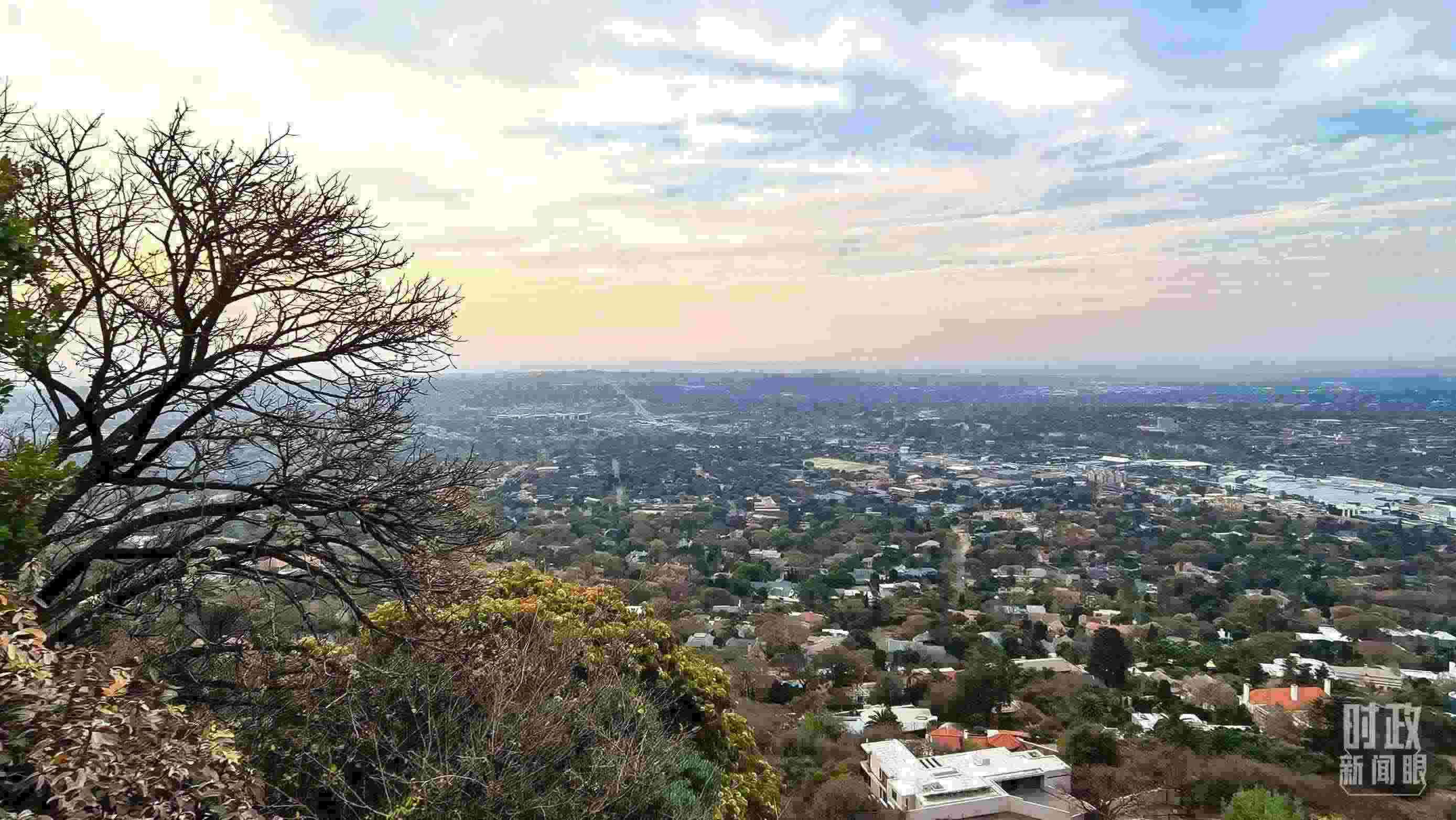 △南非約翰內(nèi)斯堡。（總臺央視記者韓銳拍攝）