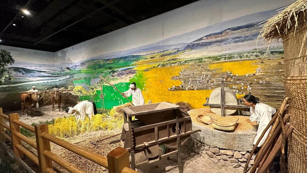 《朝鮮族民俗陳列》展廳。人民網(wǎng)記者 金洪花攝