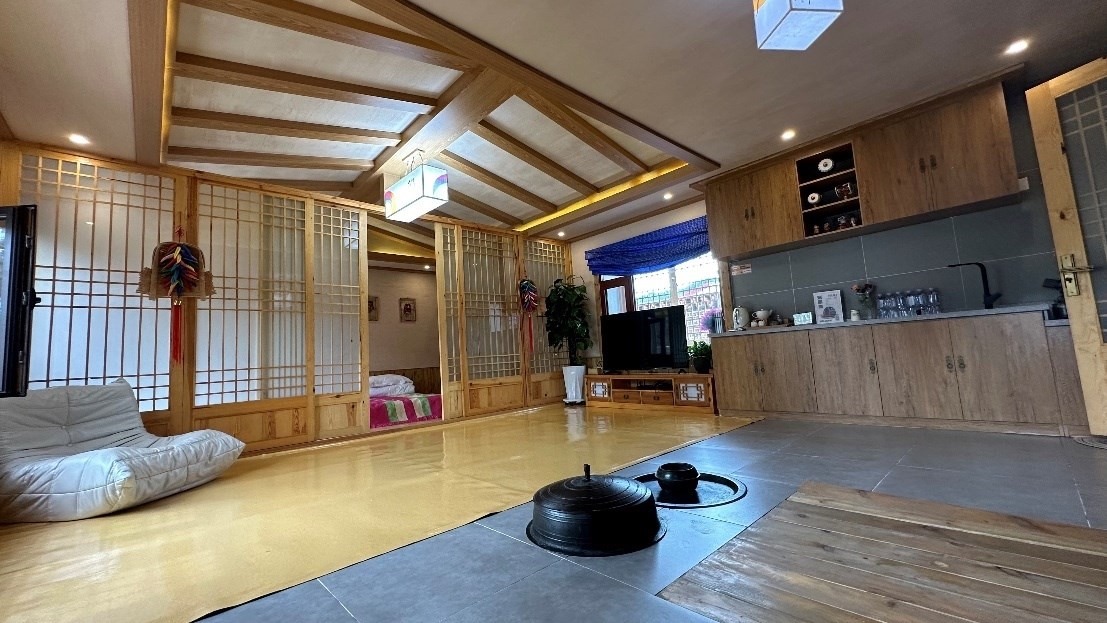 具有朝鮮族特色的民宿。人民網(wǎng)記者 金洪花 攝