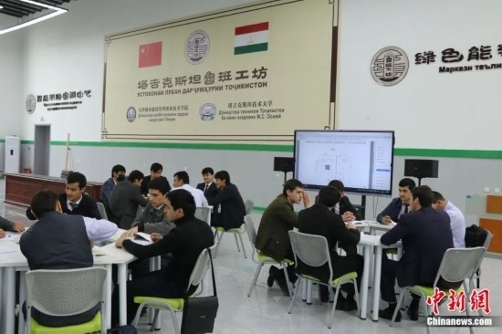 2023年4月，位于杜尚別的塔吉克斯坦魯班工坊課堂。張碩 攝