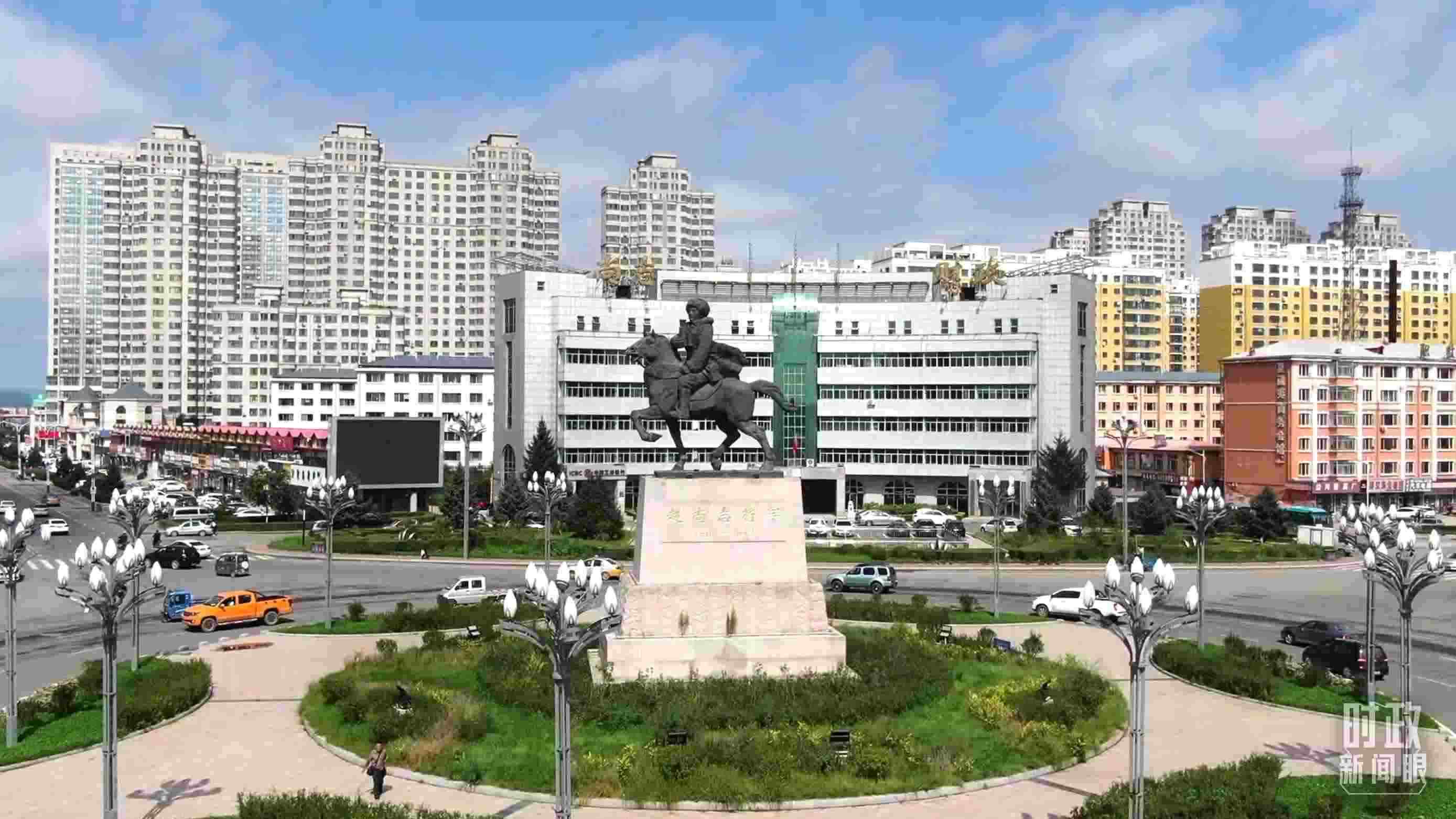 △哈爾濱市尚志市航拍。（總臺央視記者張耿生拍攝）