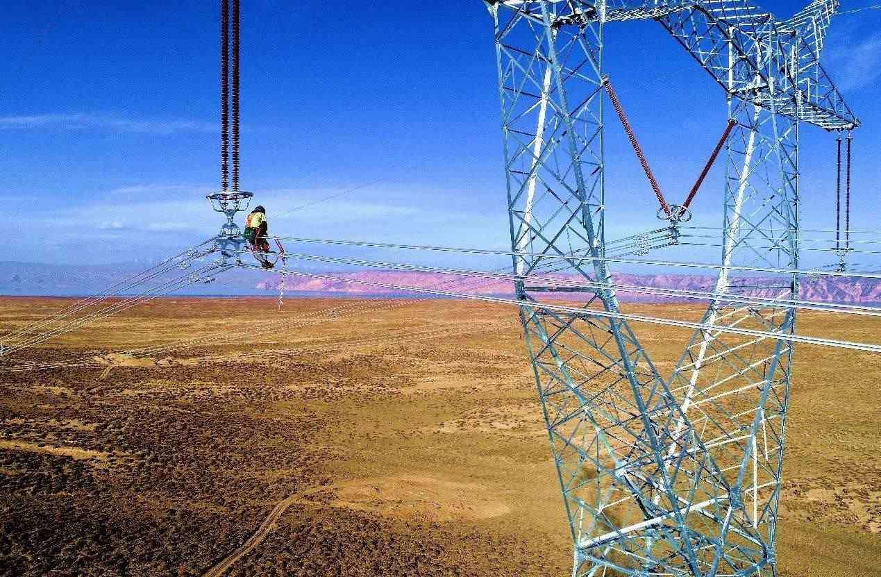 青豫直流。國網(wǎng)青海省電力公司供圖
