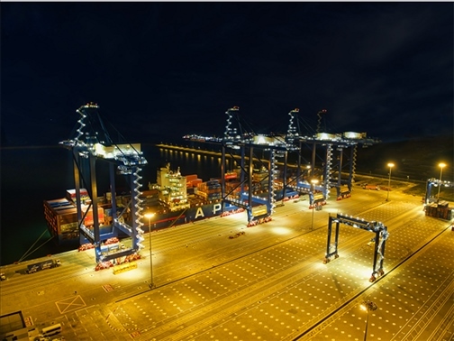 萊基港實行7×24小時裝卸作業(yè)機制。受訪者供圖