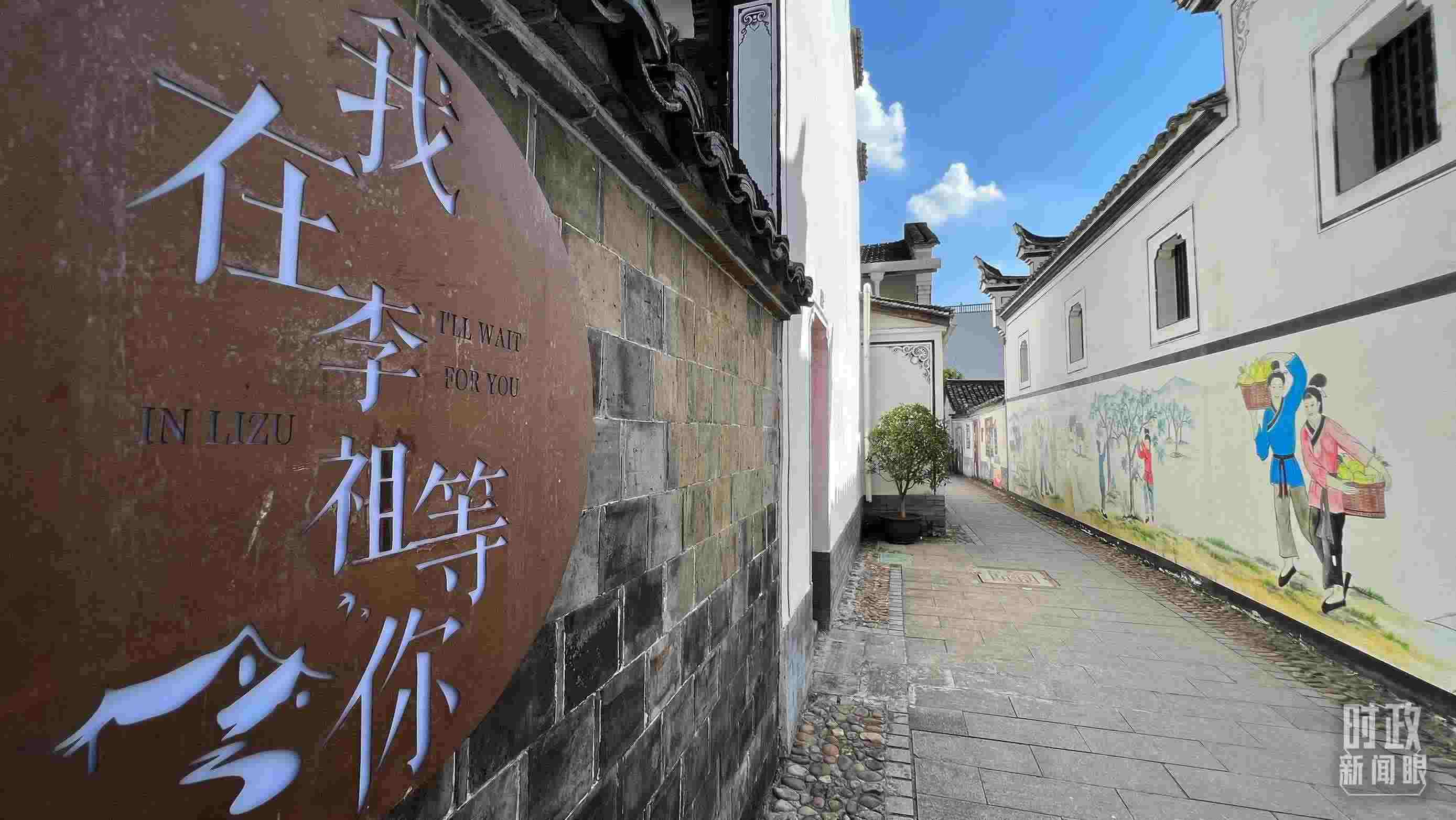 △村內(nèi)干凈整潔的小巷子。（總臺(tái)央視記者李煒拍攝）