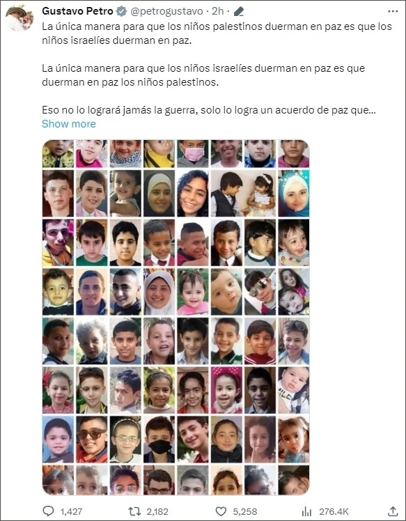 巴以爆發(fā)新沖突后，他再指西方“雙標”