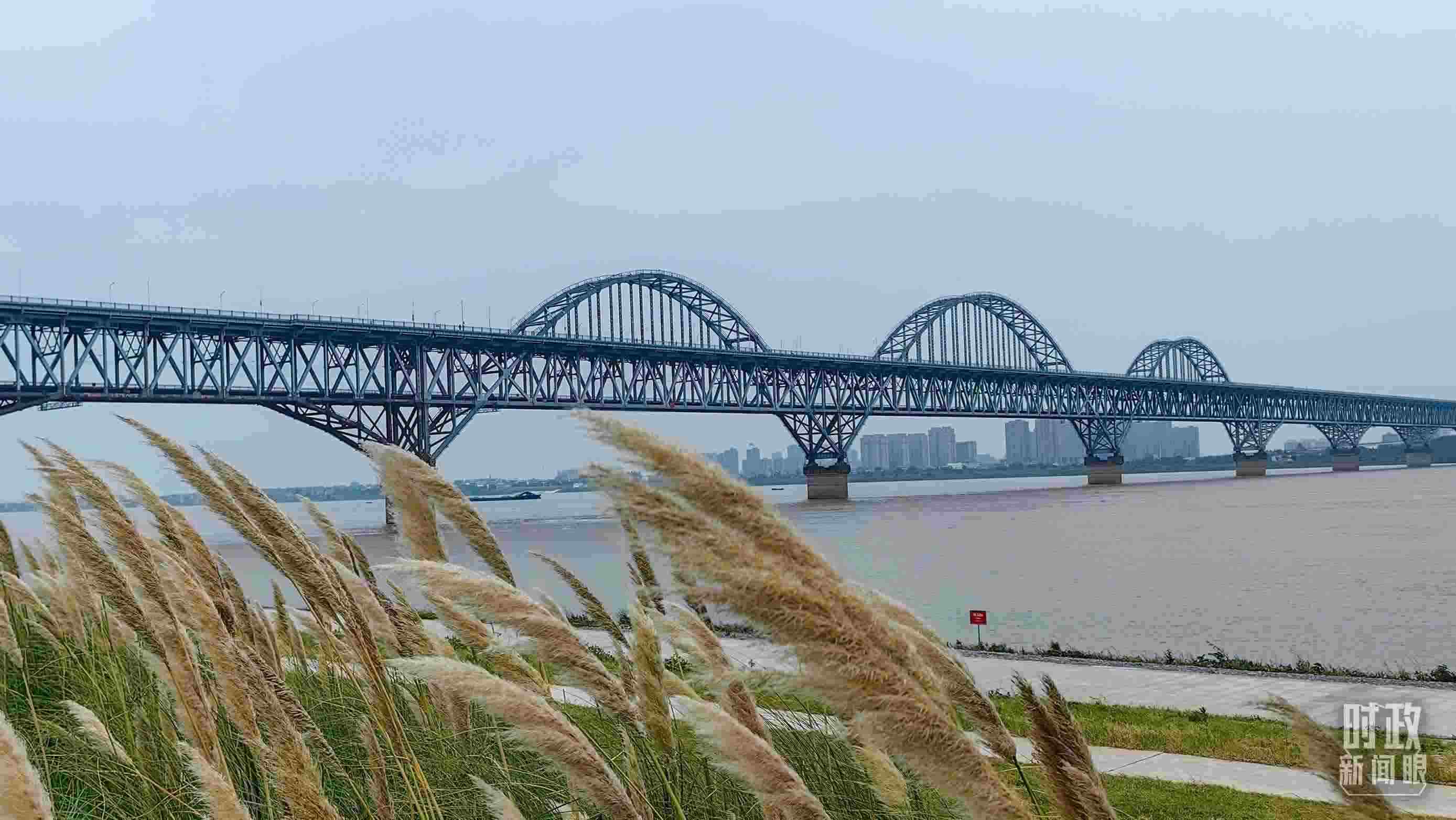 △長江國家文化公園九江城區(qū)段。（總臺央視記者段德文拍攝）