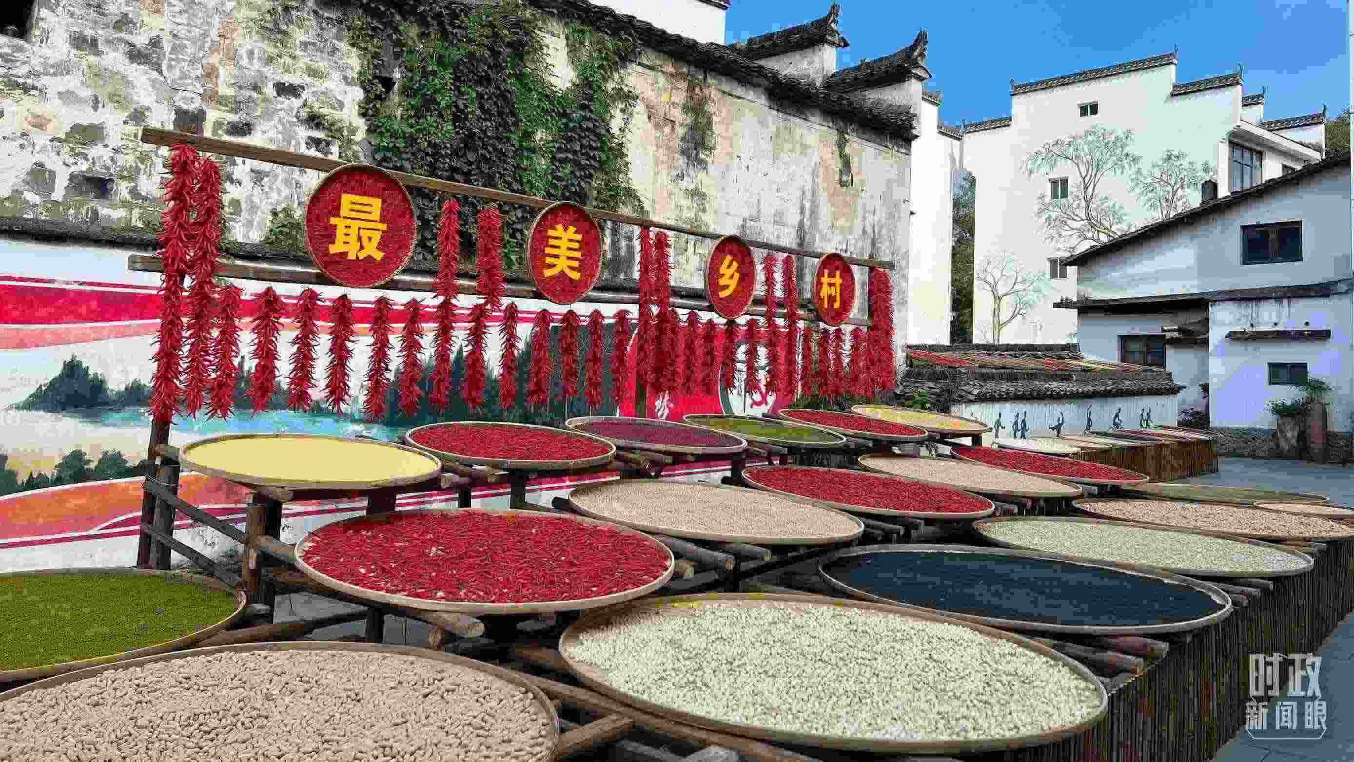 △婺源縣秋口鎮(zhèn)王村石門自然村。（總臺央視記者程鋮拍攝）