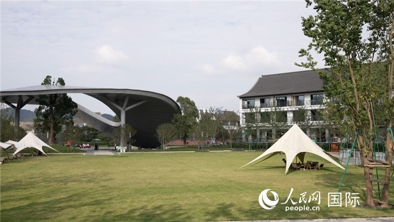 安吉露營地。人民網 彭昱凱攝