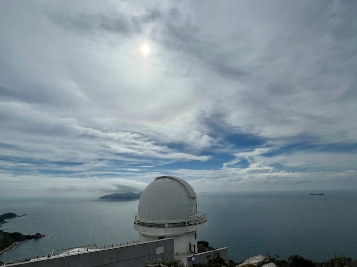 天文樓太陽(yáng)望遠(yuǎn)鏡圓頂。人民網(wǎng)高清揚(yáng)攝