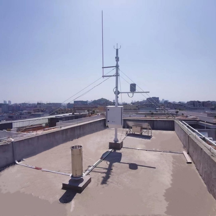 龍華區(qū)社區(qū)多要素自動(dòng)氣象觀測(cè)站。龍華區(qū)應(yīng)急管理局供圖