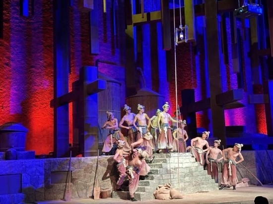 《天釀》演出場景。本報記者劉書文攝