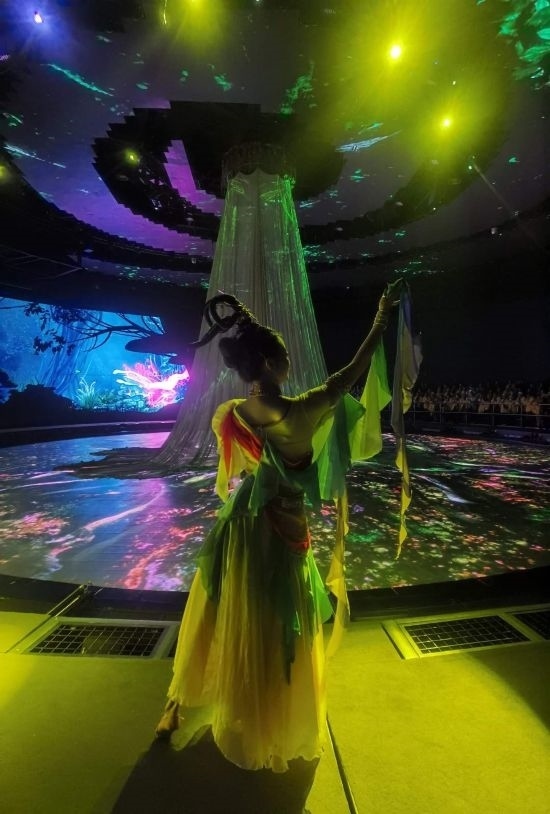 《天釀》演出場景。本報記者常雯宜攝