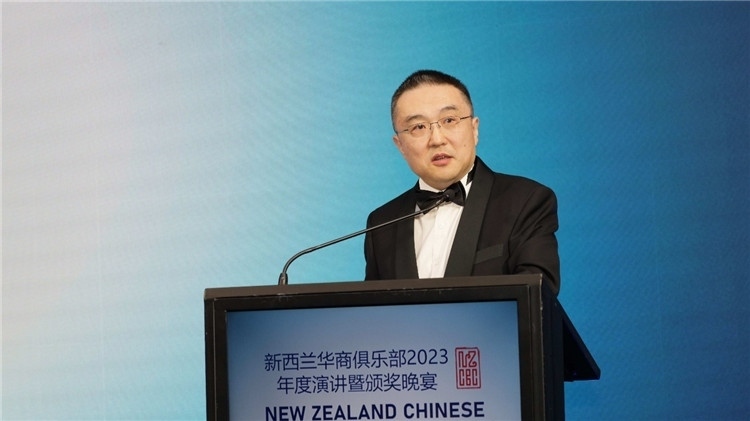 中國駐新西蘭大使王小龍。攝影：張凱
