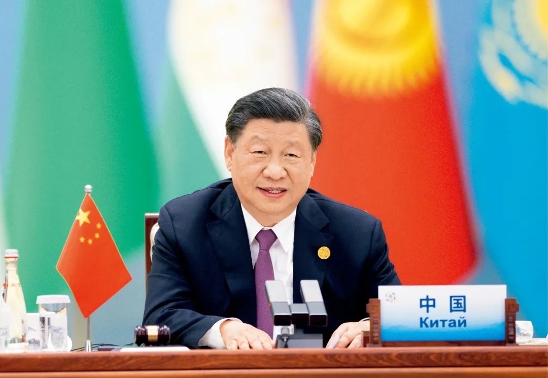2023年5月19日上午，國家主席習(xí)近平在陜西省西安市主持首屆中國—中亞峰會并發(fā)表題為《攜手建設(shè)守望相助、共同發(fā)展、普遍安全、世代友好的中國—中亞命運共同體》的主旨講話。圖/ 新華社記者 黃敬文 攝