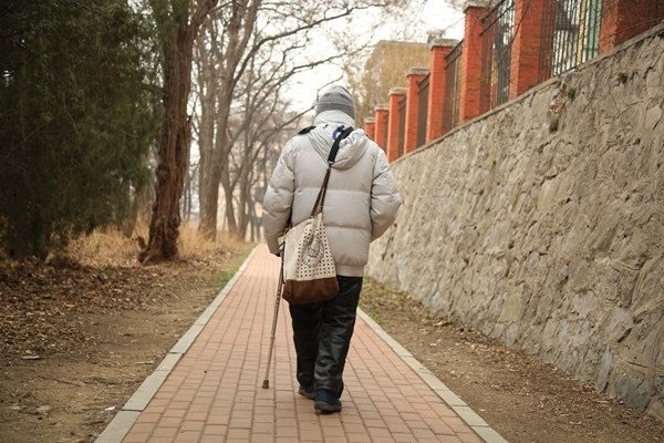 鐘萬勰院士在大連理工大學校園里。周學飛攝