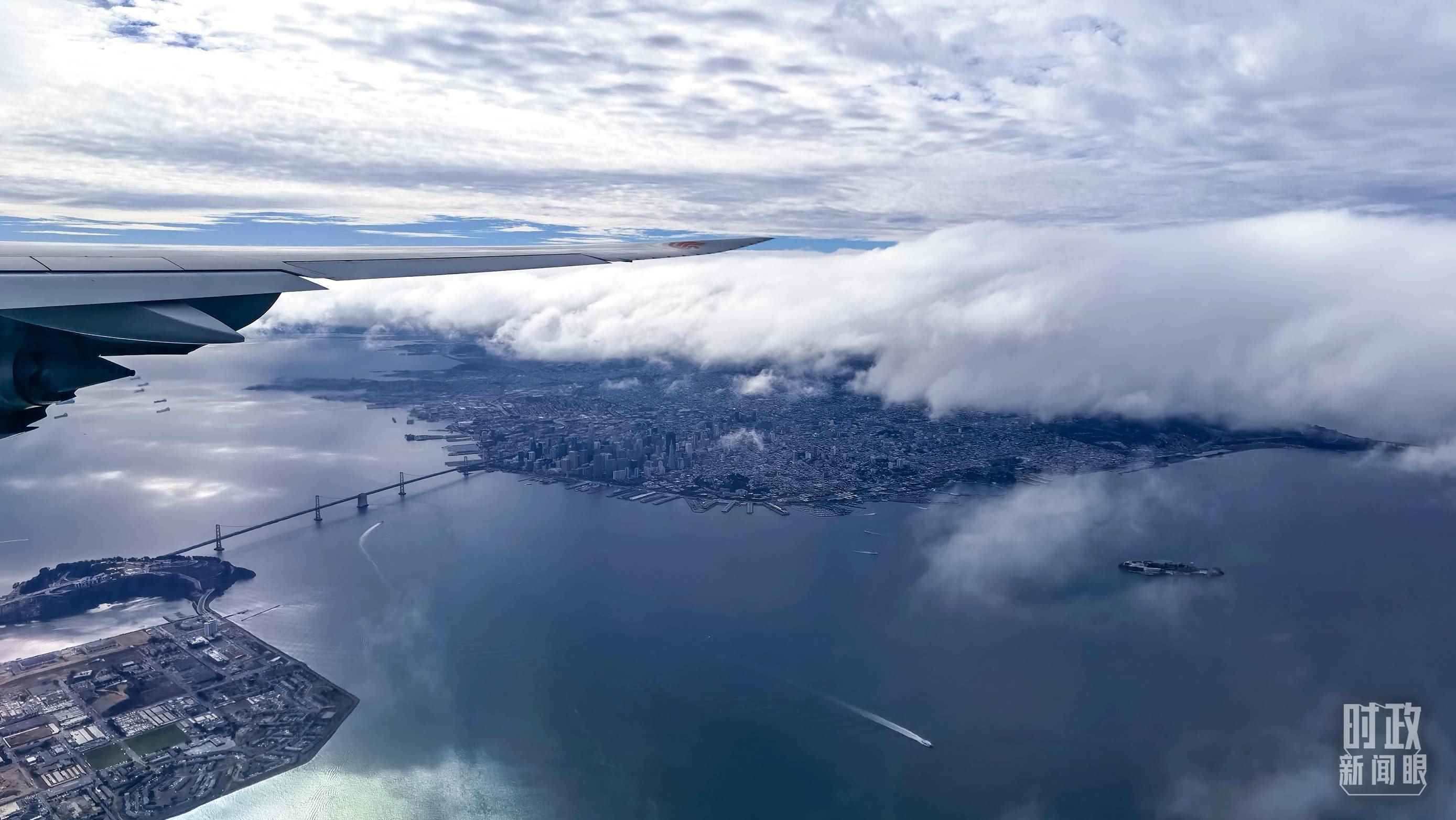 △俯瞰舊金山。（總臺(tái)央視記者馬亞陽(yáng)拍攝）