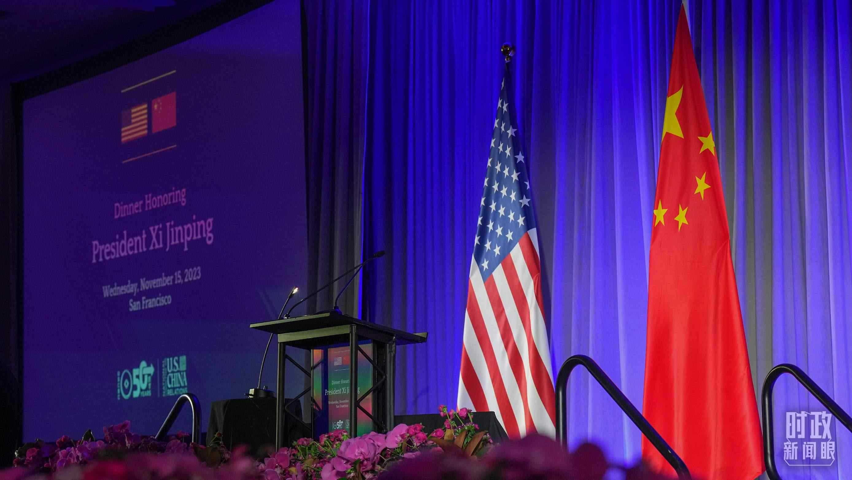 歡迎宴會(huì)當(dāng)晚，習(xí)近平在這里發(fā)表演講。（總臺(tái)國(guó)廣記者李晉拍攝）