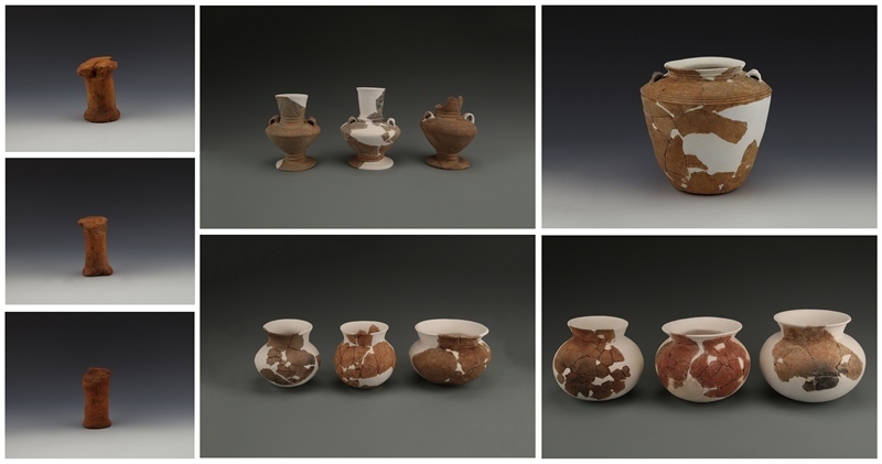 龜山遺址出土陶器。國家文物局供圖