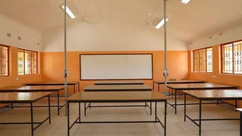 寬敞明亮的教室。主辦方供圖