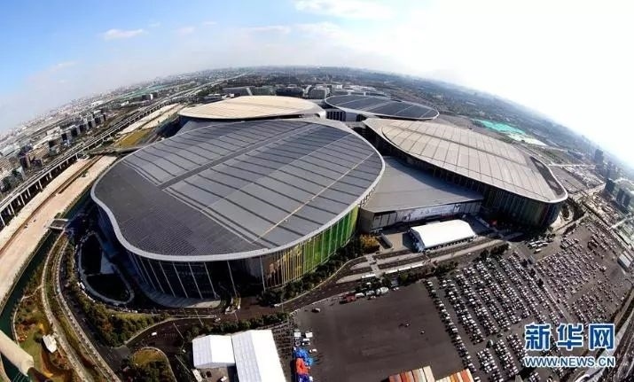 中國(guó)國(guó)際進(jìn)口博覽會(huì)舉辦場(chǎng)地——國(guó)家會(huì)展中心（上海）。新華社記者 凡軍 攝