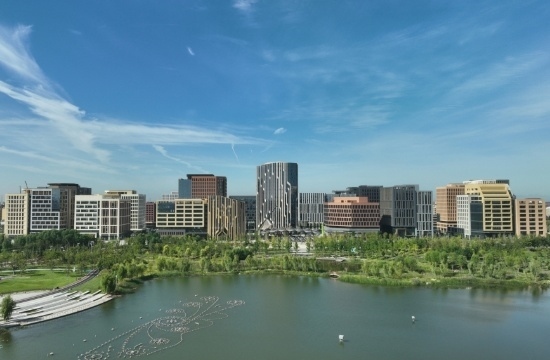 雄安新區(qū)容東片區(qū)。人民網(wǎng)記者 李兆民攝