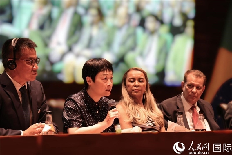 田敏出席論壇開幕式并致辭。人民網(wǎng)記者 時元皓攝