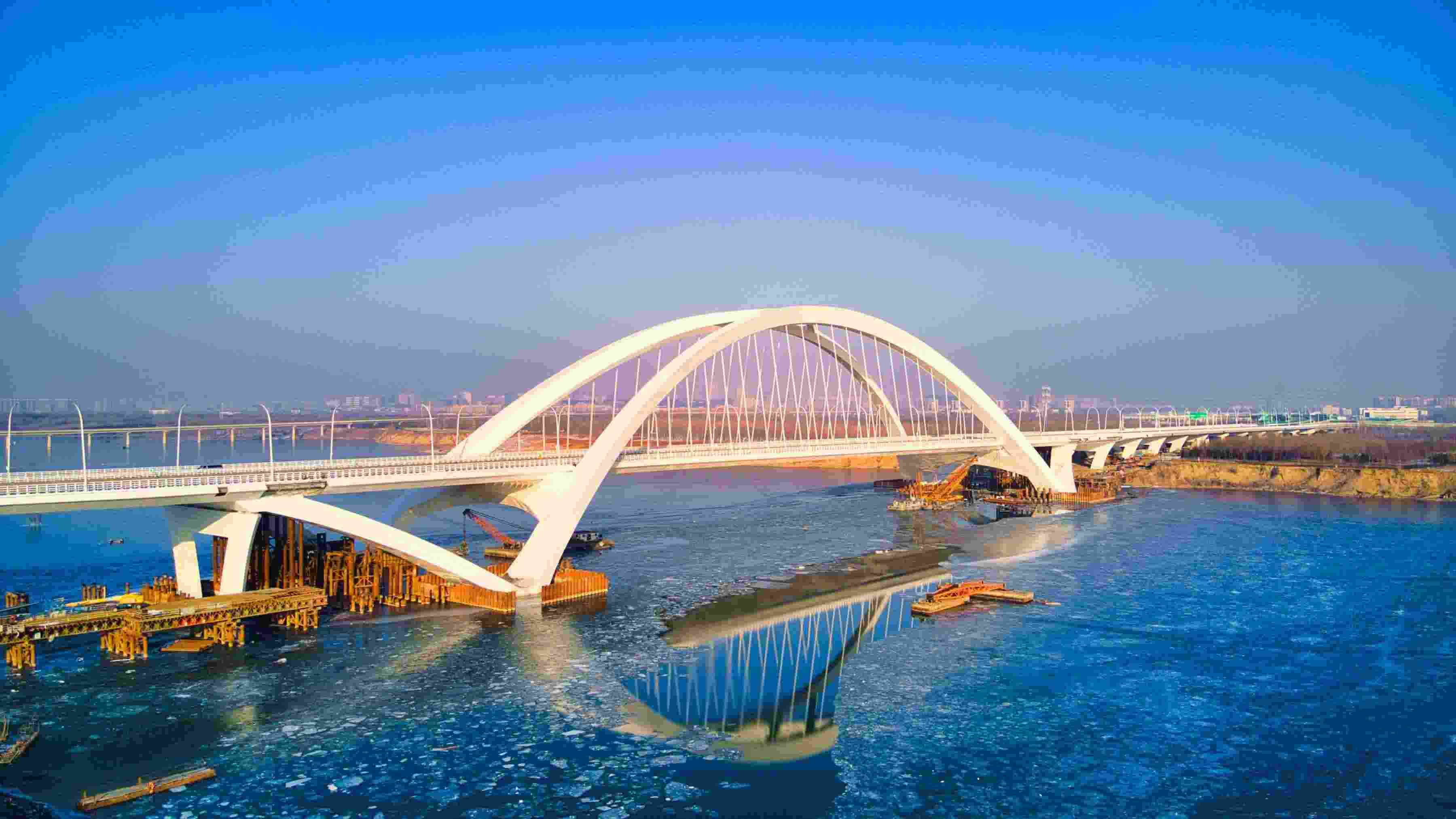 開通后的京雄大橋。受訪方供圖