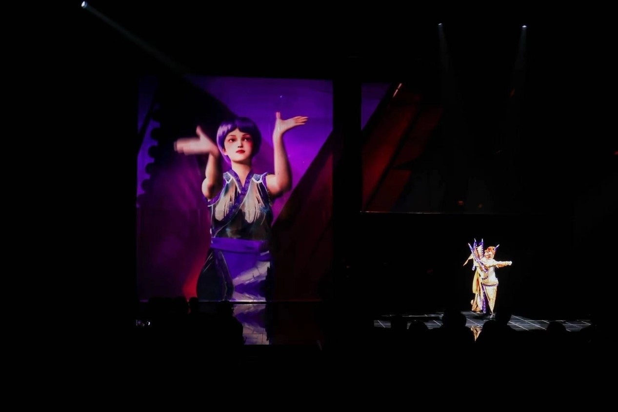 跨次元表演《新定軍山》。主辦方供圖