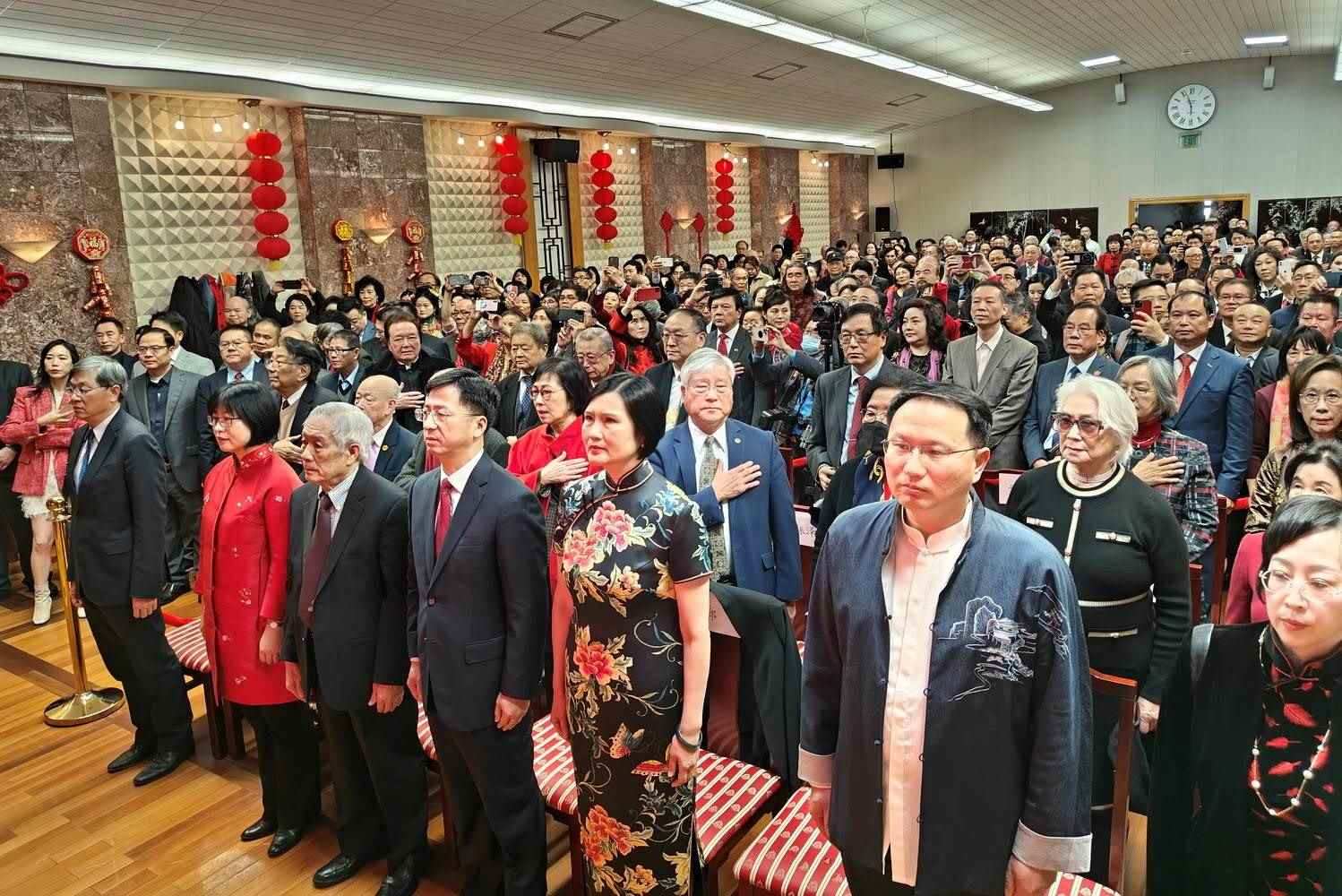 領(lǐng)區(qū)各州代表參加招待會。主辦方供圖