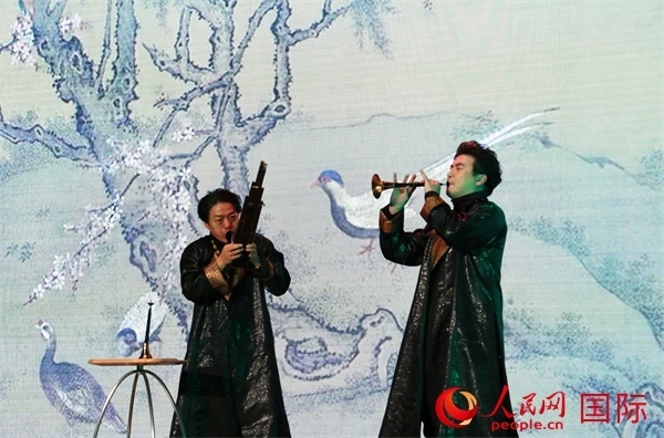 嗩吶表演《百鳥朝鳳》。人民網 許可攝