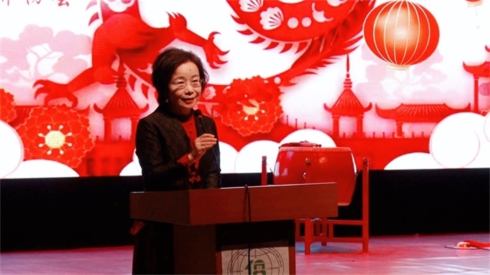 沈敏娟致辭。駐蒙古使館供圖