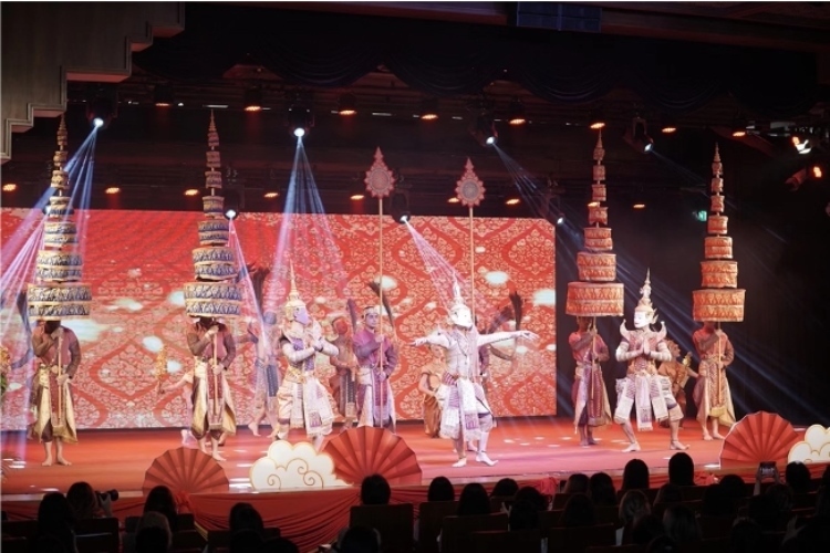 圖為2024“歡樂(lè)春節(jié)”中泰互致新春賀辭活動(dòng)現(xiàn)場(chǎng)。 中國(guó)駐泰國(guó)大使館文化處供圖