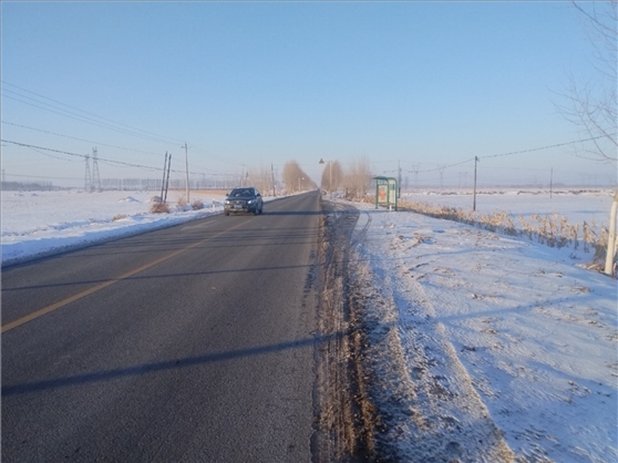 連接德惠市與太興村的德前公路寬闊通暢。德惠市委宣傳部供圖